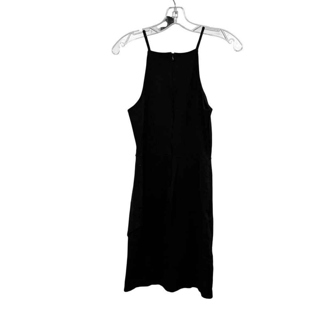 Lulus Womens Sheath Dress Halter Sleeveless Tulip Hem Black Size Medium LBD - Picture 7 of 9